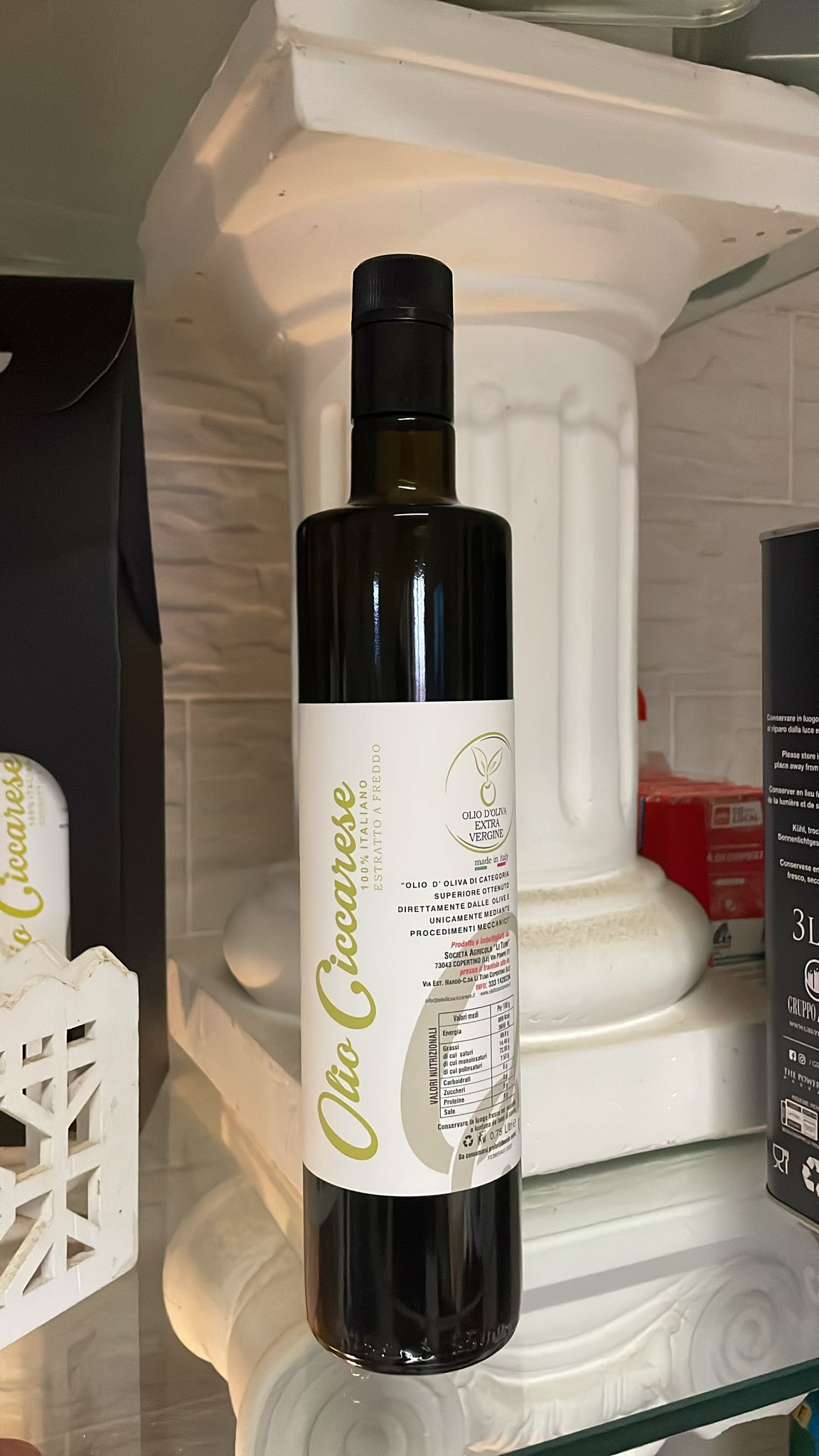 Olio extravergine 750 cl